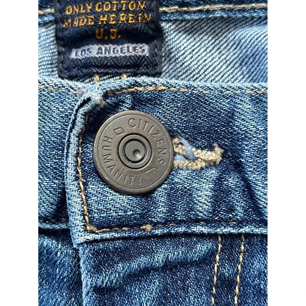 Citizens of Humanity Perfect Straight Leg Blue Jeans Mens 38 Classic Wash Denim